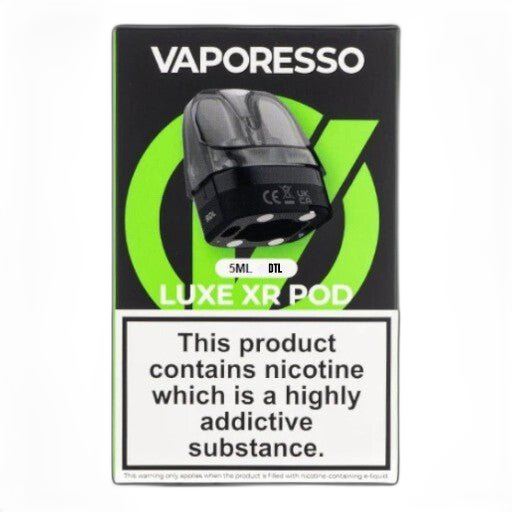 Vaporesso Luxe XR DTL Empty – replacement pods (Vaporesso Luxe XR DTL Empty Pods 2pcs)