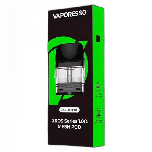 Vaporesso XROS – 1.0 – replacement pods (Vaporesso XROS Pods - 4 Pack 1.0)