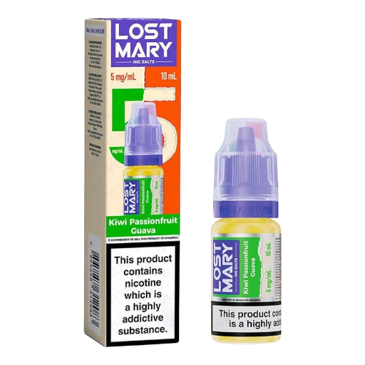 Kiwi Passionfruit Guava Lost Mary E-Liquid 5mg