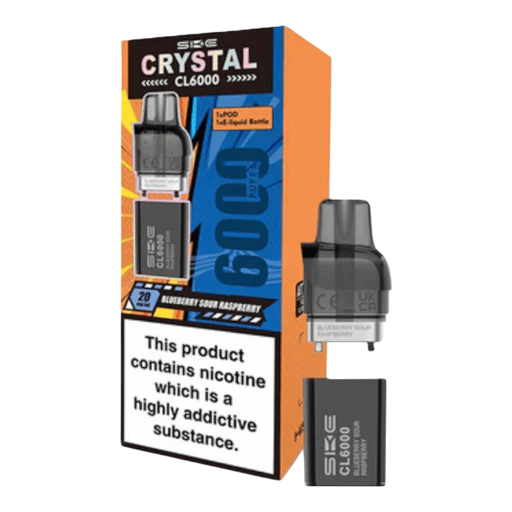 Blueberry Sour Raspberry- CL6000 – prefilled pod refills (Blueberry Sour Raspberry- CL6000 Refill)