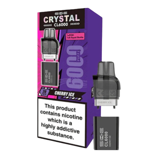 Cherry Ice- CL6000 – prefilled pod refills (Cherry Ice- CL6000 Refill)
