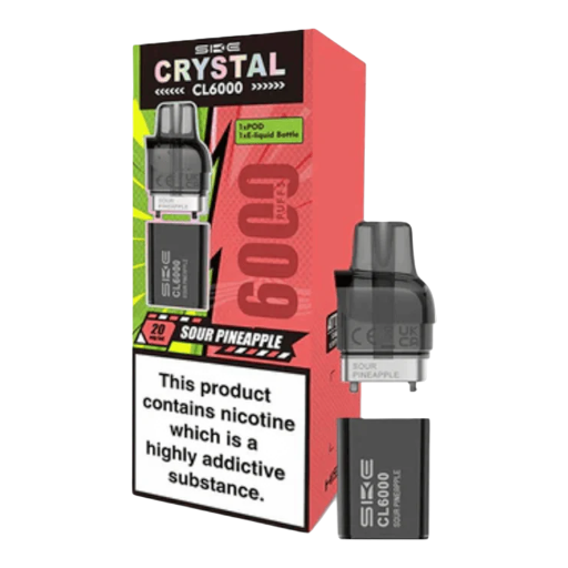 Sour Pineapple- CL6000 – prefilled pod refills (Sour Pineapple- CL6000 Refill)