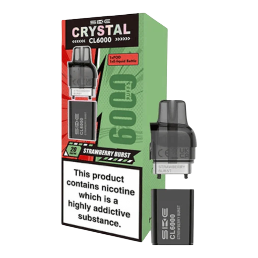 Strawberry Burst- CL6000 – prefilled pod refills (Strawberry Burst- CL6000 Refill)