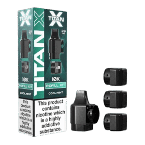 Cool Mint – Titan X Replacement – replacement pods (Cool Mint - Titan X Replacement Pods)