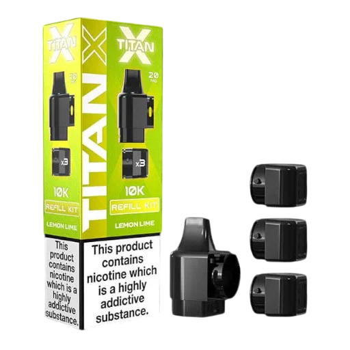 Lemon Lime – Titan X Replacement – replacement pods (Lemon Lime - Titan X Replacement Pods)
