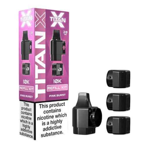 Pink Burst – Titan X Replacement – replacement pods (Pink Burst - Titan X Replacement Pods)