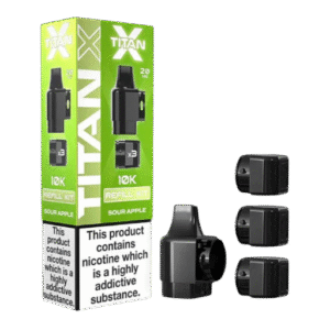 Sour Apple – Titan X Replacement – replacement pods (Sour Apple - Titan X Replacement Pods)