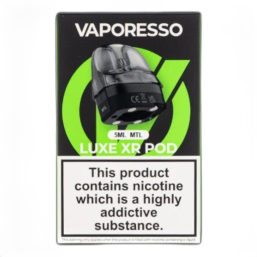 Vaporesso Luxe XR MTL Empty – replacement pods (Vaporesso Luxe XR MTL Empty Pods 2pcs)