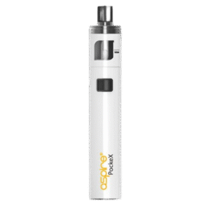 Aspire Pockex – White – vape kit (Aspire Pockex Kit - White)
