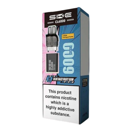 Blue Razz Fruit Gum – CL6000 – prefilled pod refills (Blue Razz Fruit Gum - CL6000 Refill)