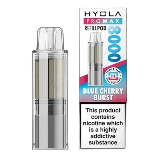 Blue Cherry Burst Hyola Pro Max – replacement pods (Blue Cherry Burst Hyola Pro Max Refill pods)