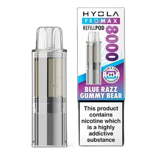 Blue Razz Gummy Bear Hyola Pro Max – replacement pods (Blue Razz Gummy Bear Hyola Pro Max Refill pods)