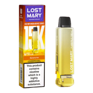 Banana Ice – Lost Mary 15K – prefilled pod refills (Banana Ice - Lost Mary 15K refill)