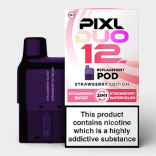 Strawberry Edition Pixl Duo 12 Replacement – replacement pods