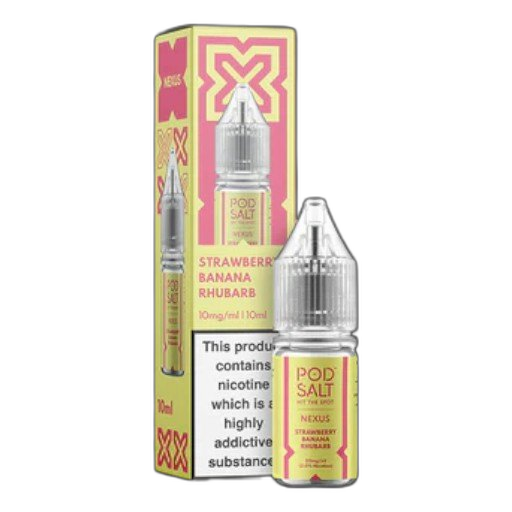 Strawberry Banana Rhubarb – PSN – vape product (Pod Salt Nexus Strawberry Banana Rhubarb 5mg)