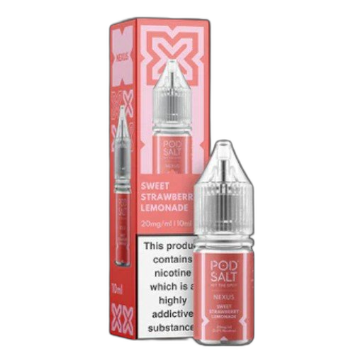 Sweet Strawberry Lemonade – PSN – vape product (Pod Salt Nexus Sweet Strawberry Lemonade 10mg)
