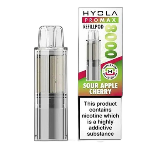 Sour Apple Cherry Hyola Pro Max – replacement pods (Sour Apple Cherry Hyola Pro Max Refill pods)