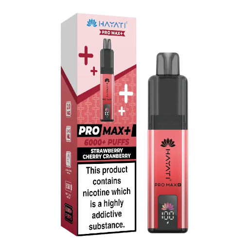 Hayati Pro Max+ Strawberry Cherry Cranberry – vape product