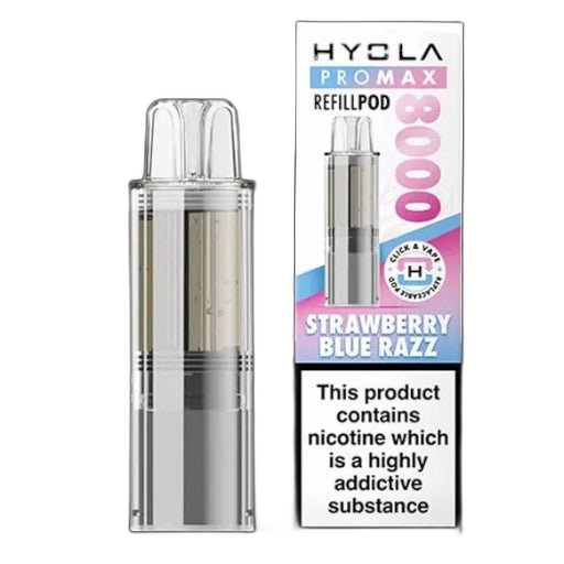 Strawberry Blue Razz Hyola Pro Max – replacement pods (Strawberry Blue Razz Hyola Pro Max Refill pods)