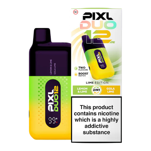 Lime Edition Pixl Duo 12k Prefilled Vape – prefilled pod refills