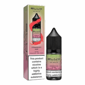 Strawberry Kiwi- -Elux – vape product (Vaporesso Luxe X2 Kit- Wasp Yellow)