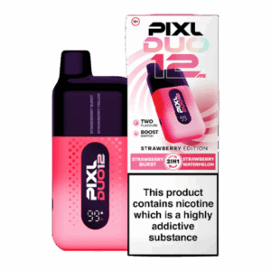 Strawberry Edition Pixl Duo 12k Prefilled Vape – prefilled pod refills