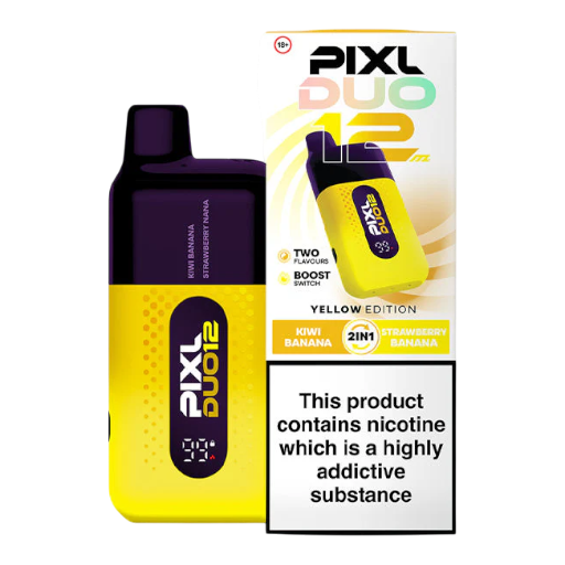 Yellow Edition Pixl Duo 12k Prefilled Vape – prefilled pod refills