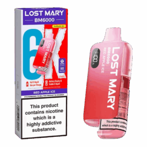 Red Apple Ice – Lost Mary BM6K – prefilled pod kit (Red Apple Ice Lost Mary BM6000 Pod Kit)