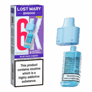 Blue Razz Cherry – Lost Mary BM6K – prefilled pod refills