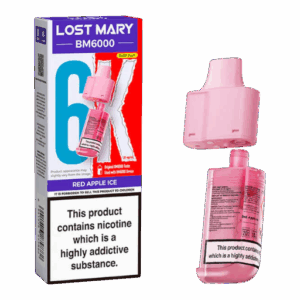 Red Apple Ice – Lost Mary BM6K – prefilled pod refills