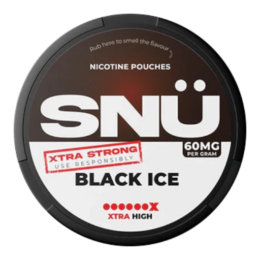 Black Ice- Snu- 60mg – vape product (Black Ice Snu)
