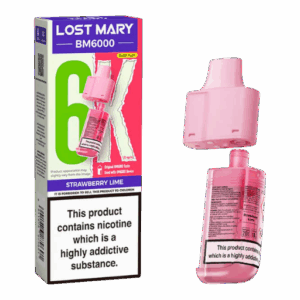 Strawberry Lime – Lost Mary BM6K – prefilled pod refills
