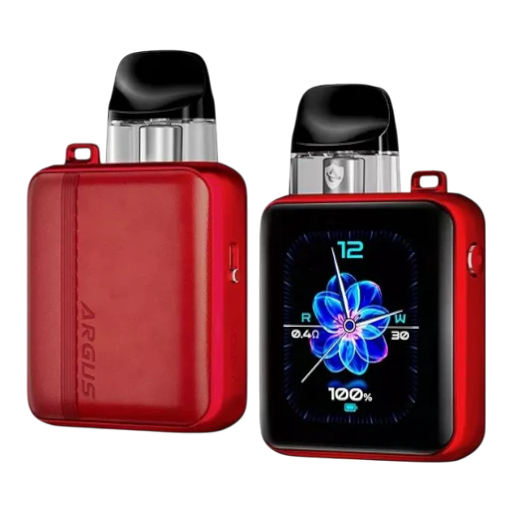 Argus P3 – Red Leather – vape product (VooPoo Argus P3 Pod Kit)