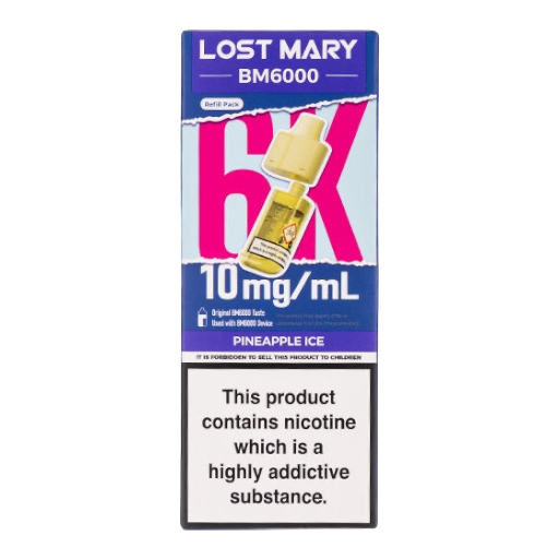 Pineapple Ice - Lost Mary BM6K Refill 10mg