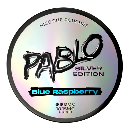 Pablo Silver Edition 10mg Nicotine Pouches - Blue Raspberry