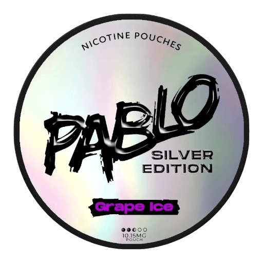 Pablo Silver Edition 10mg Nicotine Pouches - Grape Ice