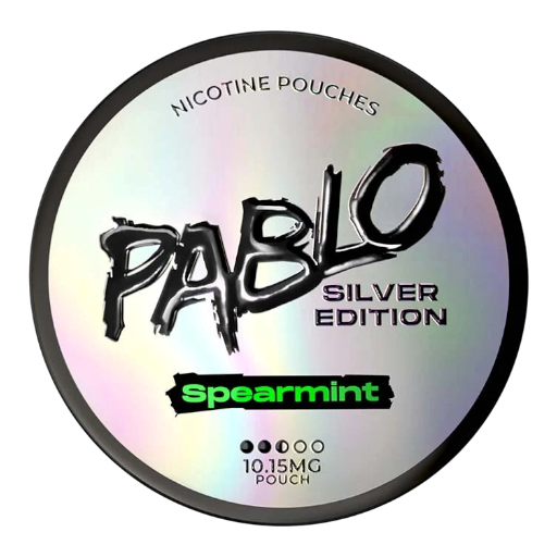 Pablo Silver Edition 10mg Nicotine Pouches - Spearmint