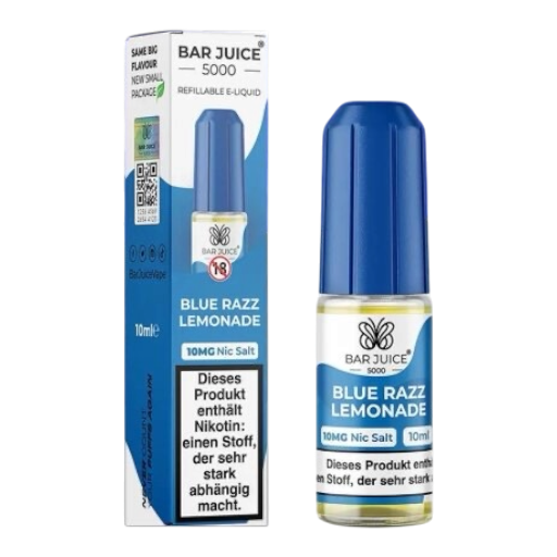 Blue Razz Lemonade 10mg Bar Juice