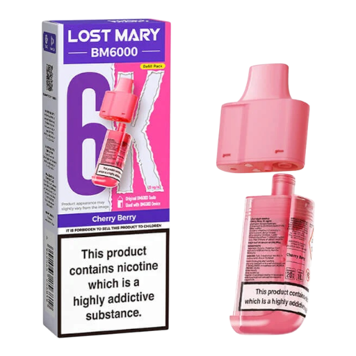 Cherry Berry - Lost Mary BM6K Refill