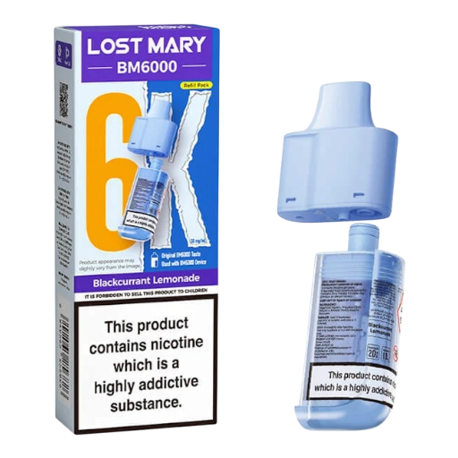 Blackcurrant Lemonade - Lost Mary BM6K Refill
