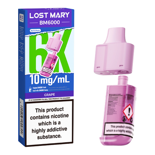 Grape - Lost Mary BM6K Refill 10mg