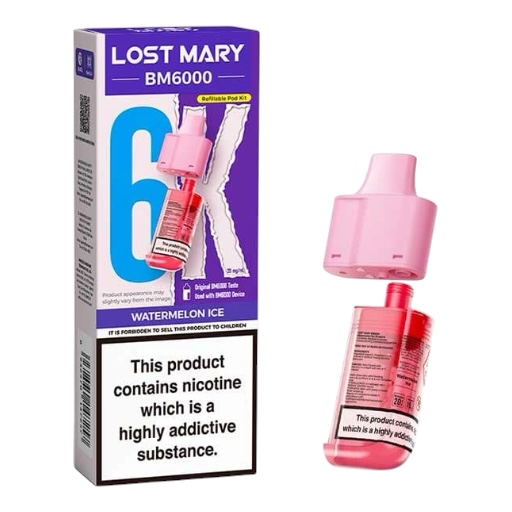 Watermelon Ice - Lost Mary BM6K Refill 10mg