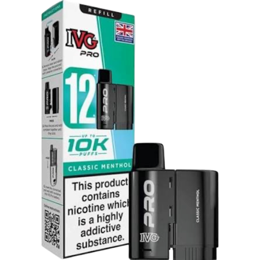 IVG Pro 12 Prefilled Pod - 12ml - Classic Menthol/ 20mg