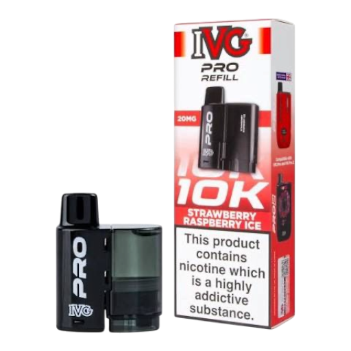 IVG Pro 12 Prefilled Pod - 12ml - Strawberry Raspberry Ice/ 20mg