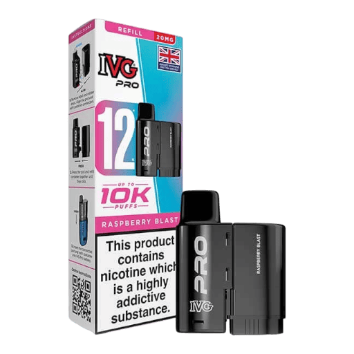 IVG Pro 12 Prefilled Pod - 12ml - Raspberry Blast/ 20mg